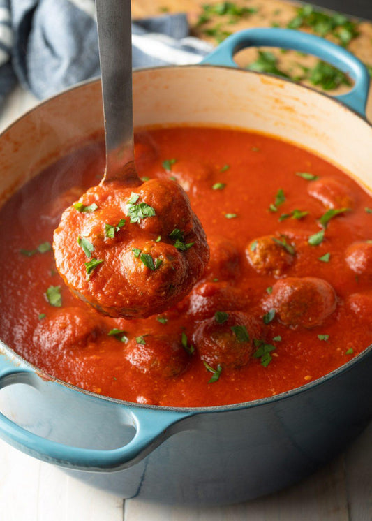 Classic Italian Meatballs or Sweet 'n Sour (Grape Jelly) Meatballs Recipe - Kitcheneez Mixes & More!