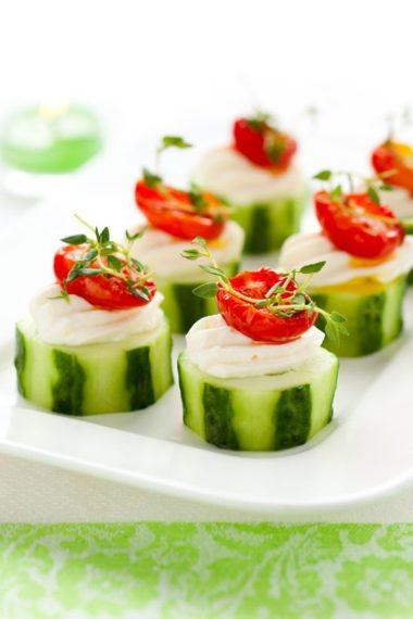 Kitcheneez Stuffed Cucumbers Recipe - Kitcheneez Mixes & More!