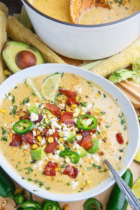 Mexican Street Corn Soup Recipe - Kitcheneez Mixes & More!