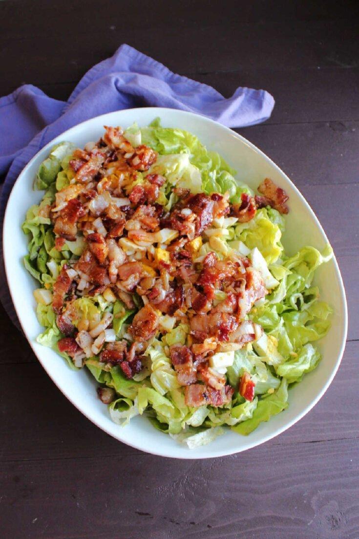 Southern Wilted Lettuce Salad Recipe - Kitcheneez Mixes & More!