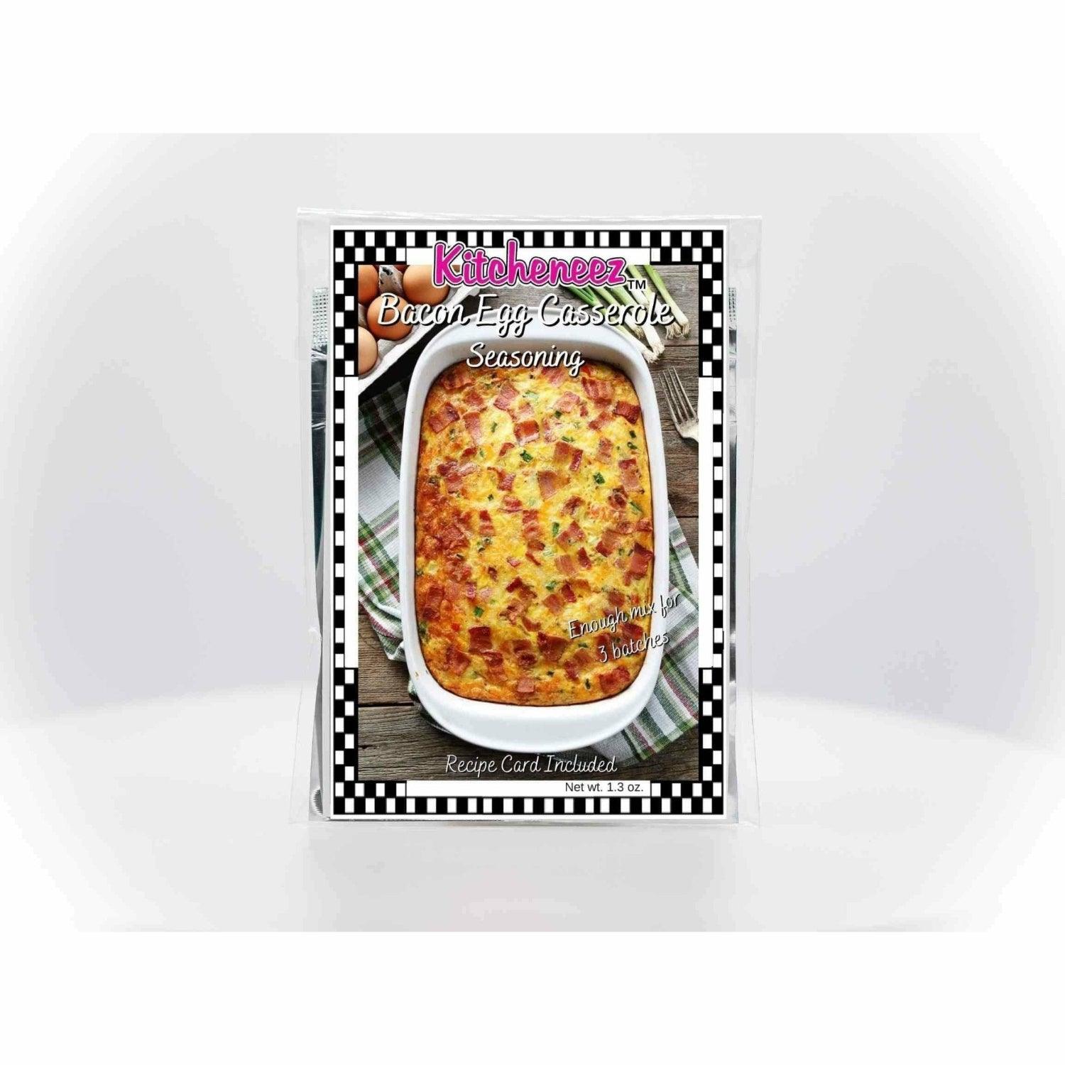 Bacon and Egg Breakfast Casserole Seasoning - Kitcheneez Mixes & More!