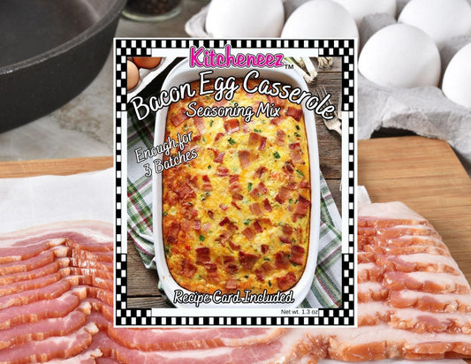 Bacon and Egg Breakfast Casserole Seasoning - Kitcheneez Mixes & More!