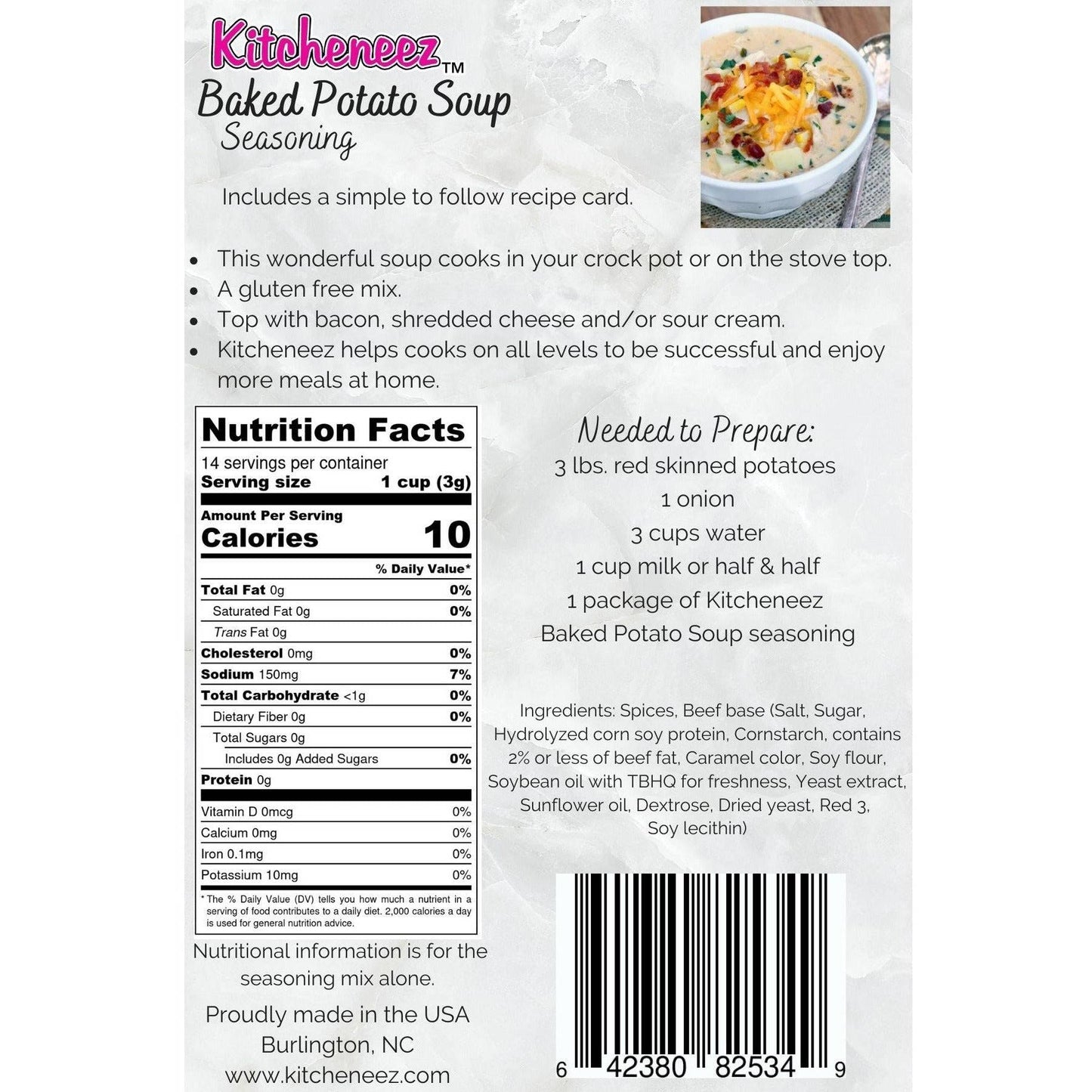 Baked Potato Soup seasoning