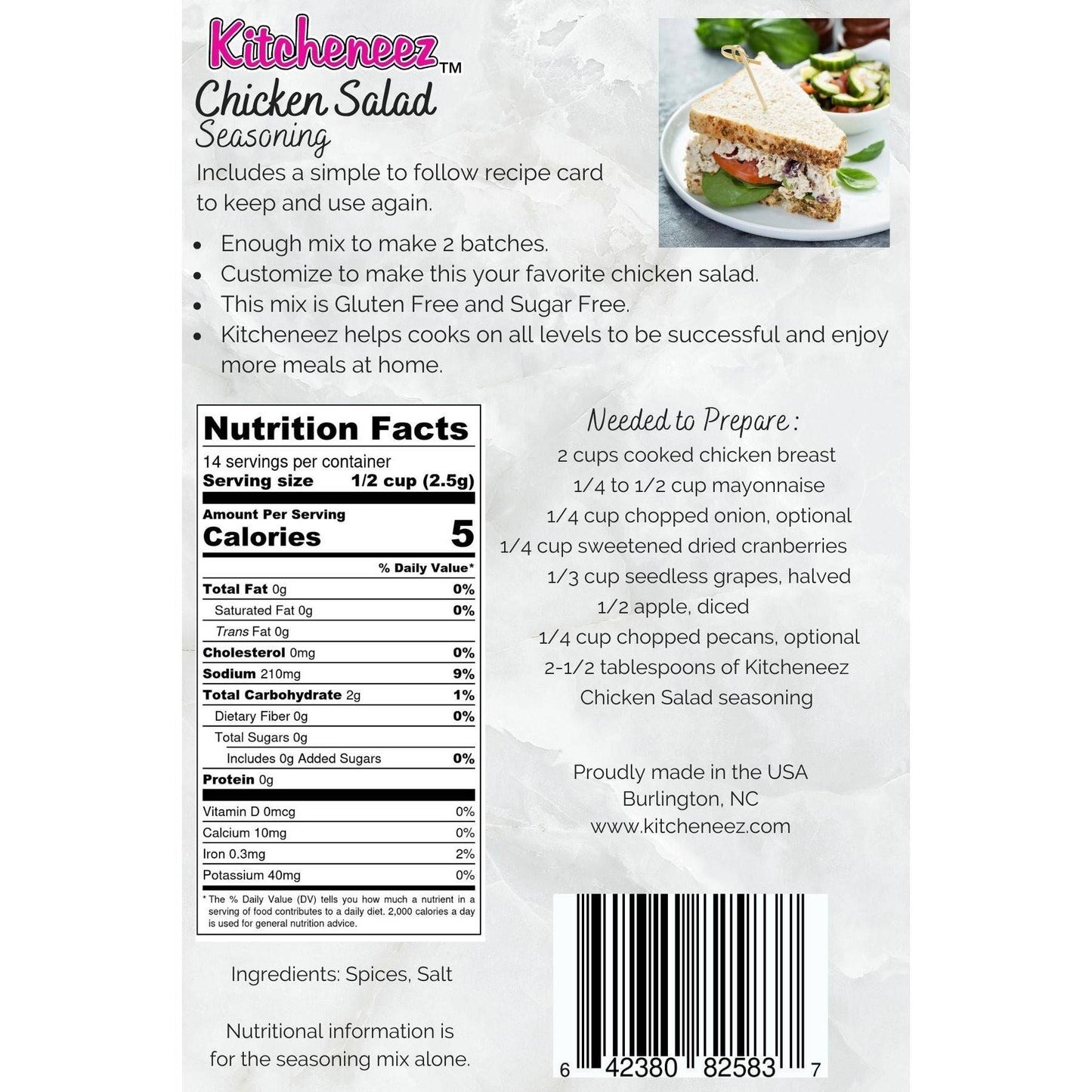 Chicken Salad seasoning