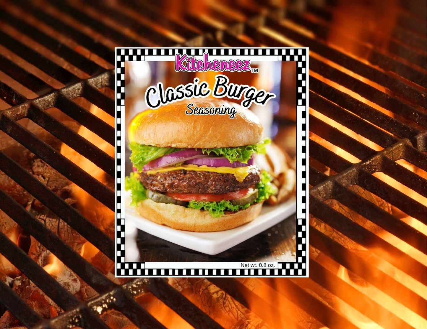 Classic Burger Seasoning- For happy grills everywhere! - Kitcheneez Mixes & More!