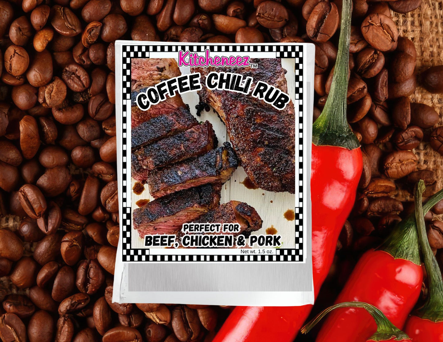 Coffee Chili Rub Seasoning