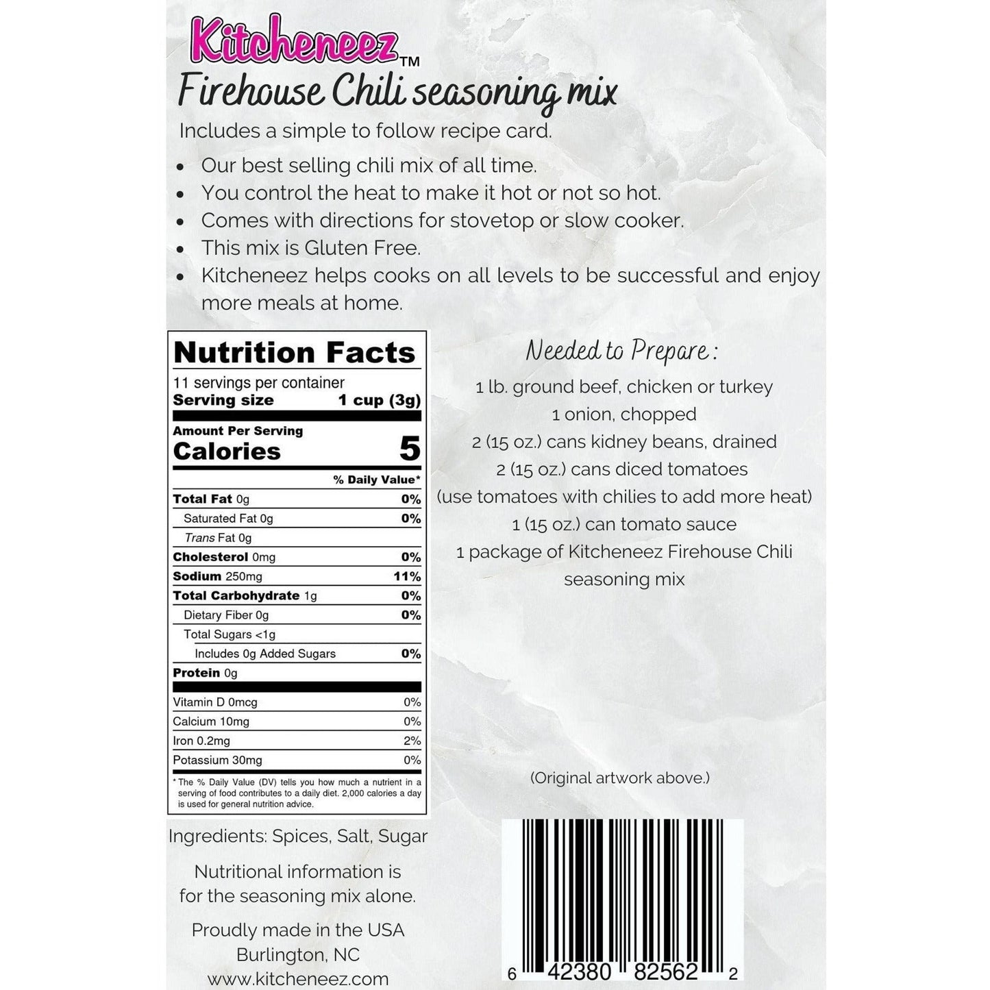 Firehouse Chili seasoning