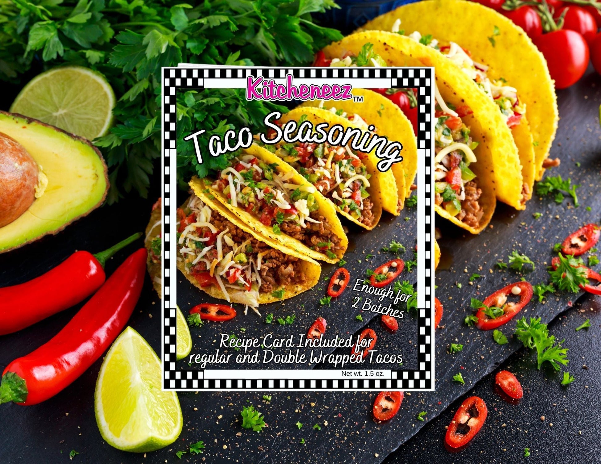 Holiday Southwest Favorites Bundle with Free Santa's Sassy Salsa - Kitcheneez Mixes & More!