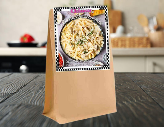 Three Cheese Chicken Penne Skillet Meal Kit - Kitcheneez Mixes & More!
