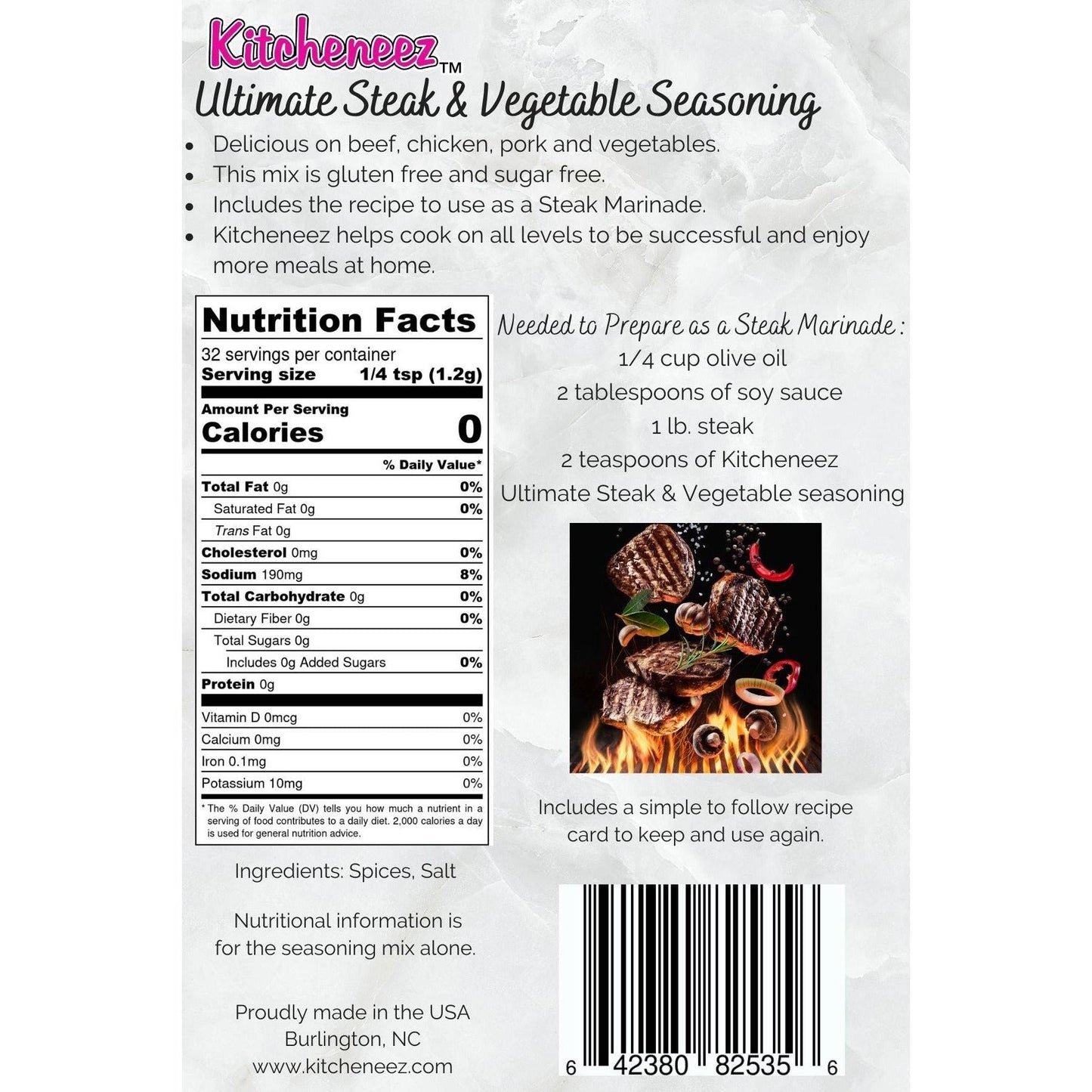 Ultimate Steak & Vegetable seasoning rub