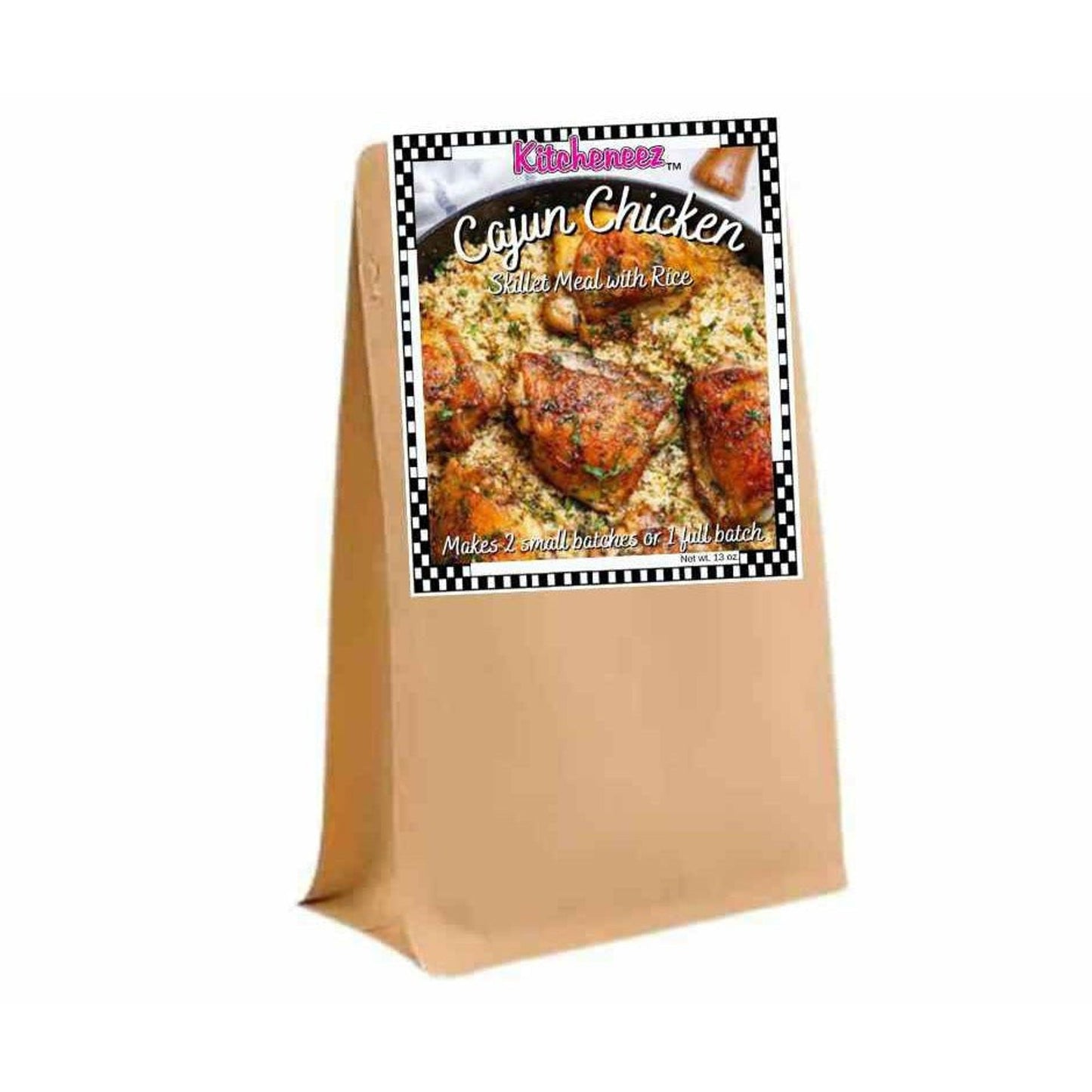 Cajun Chicken & Rice Skillet Dish with rice included - Kitcheneez Mixes & More!