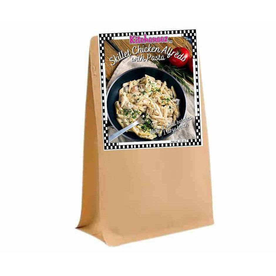 Chicken Alfredo Skillet Meal with pasta included - Kitcheneez Mixes & More!