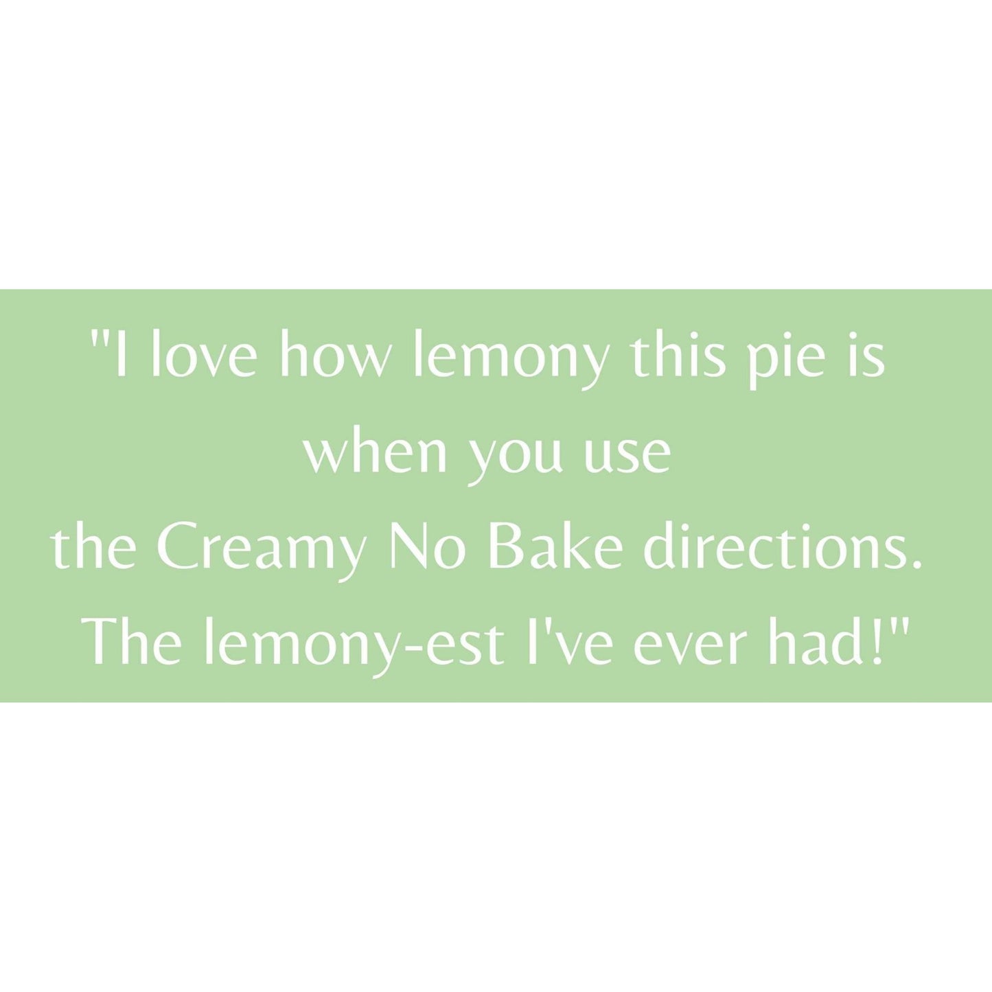 No Bake Lemon Pie with Quick Pie and Dip recipe included - Kitcheneez Mixes & More!