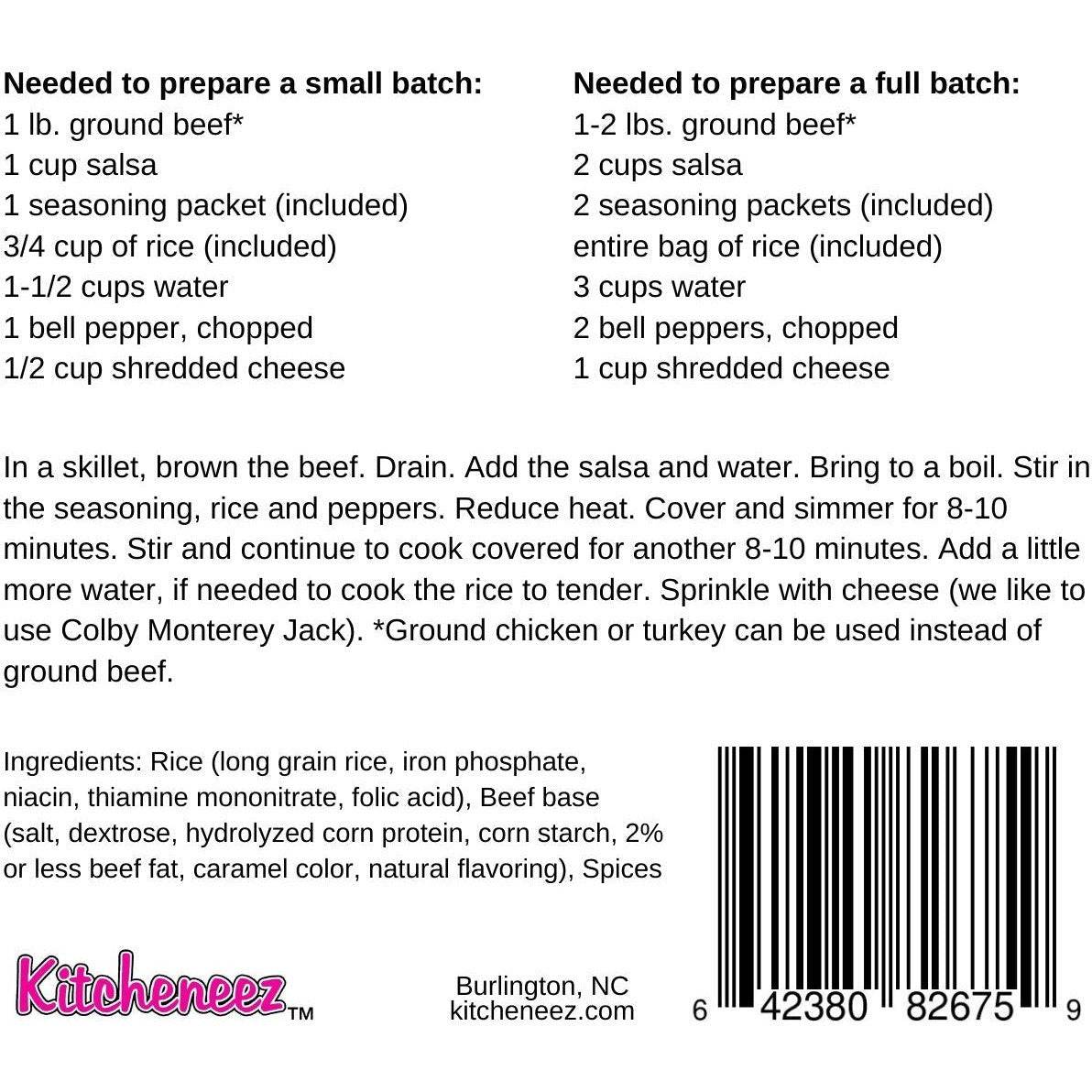 Unstuffed Peppers Skillet Dish with rice included - Kitcheneez Mixes & More!