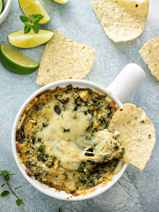 This way or that? Chilled Spinach dip or Warmed Spinach Artichoke dip - Kitcheneez Mixes & More!