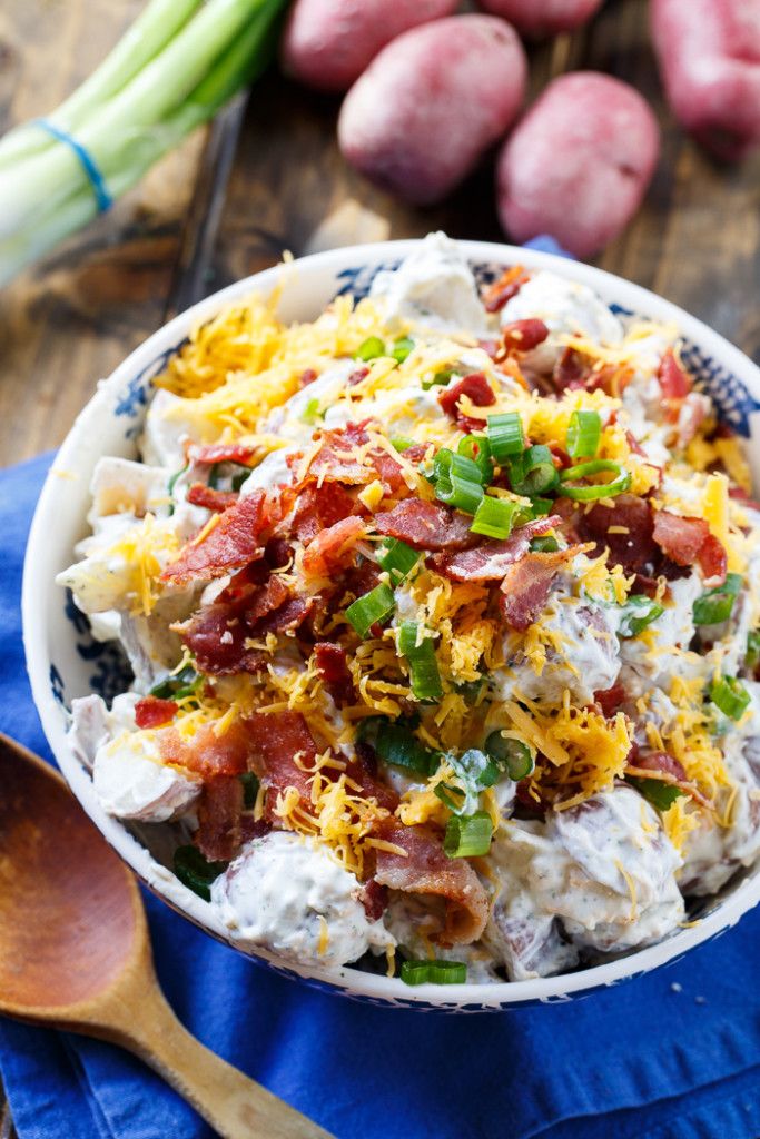 Kitcheneez Loaded Baked Potato Salad Recipe - Kitcheneez Mixes & More!