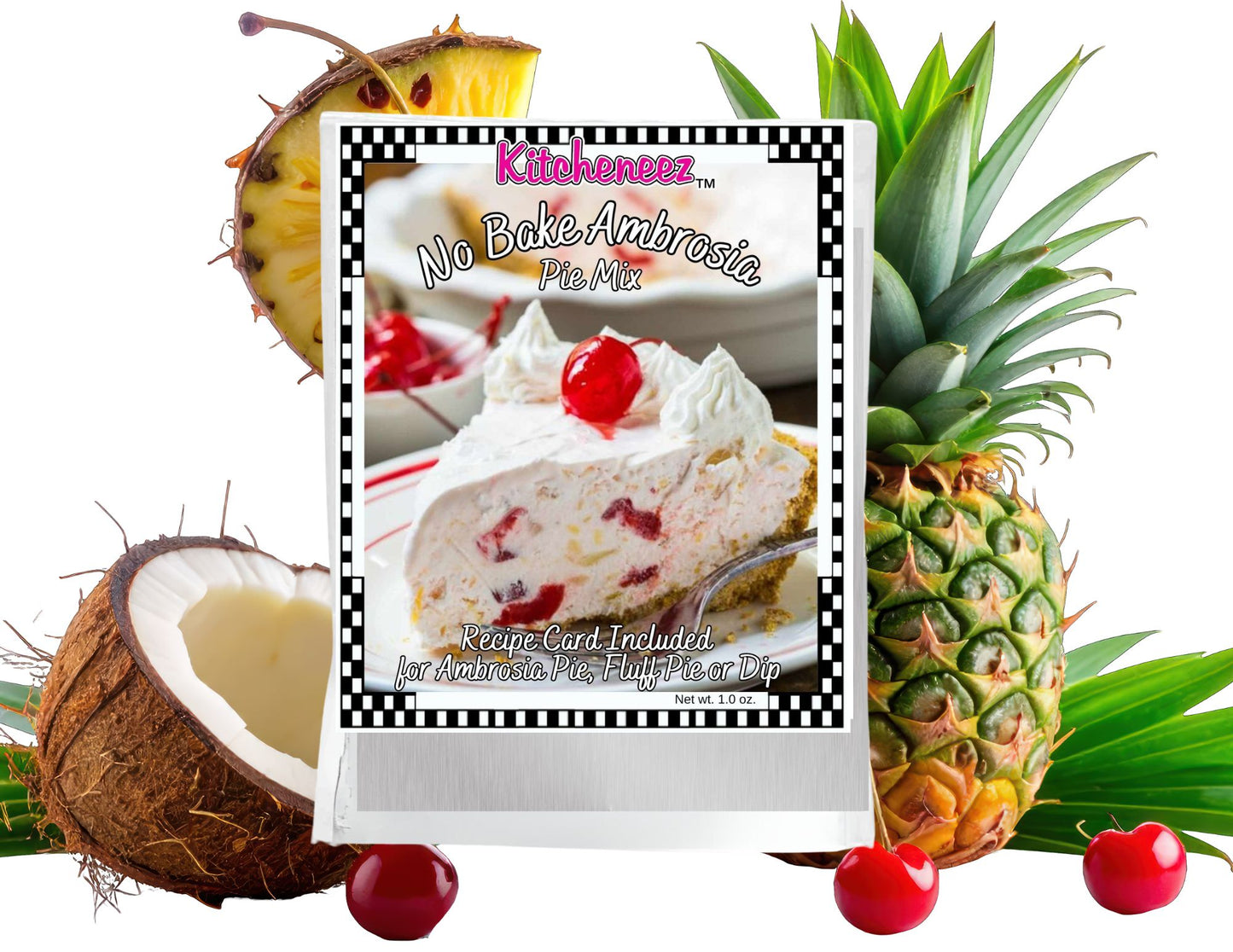 No Bake Ambrosia Pie with Quick Pie and Dip recipe included -Available for a limited time