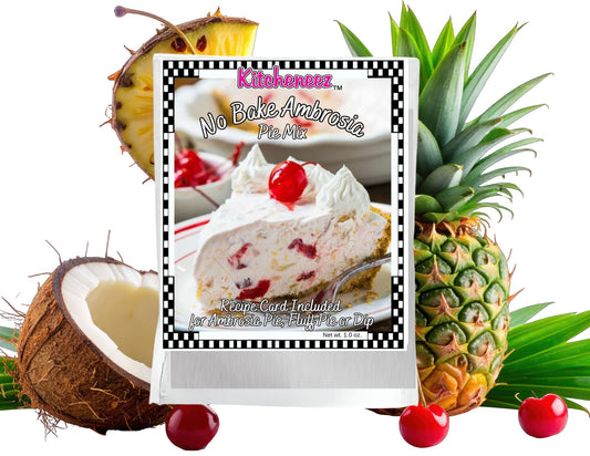 No Bake Ambrosia Pie with Quick Pie and Dip recipe included -Available for a limited time