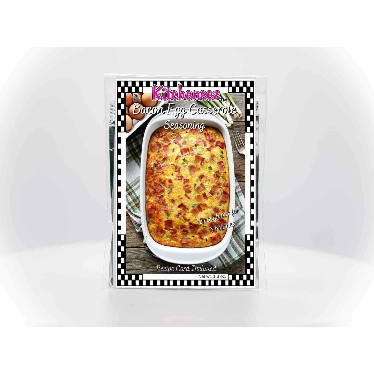 Bacon & Egg Casserole Spice Seasoning - Kitcheneez Mixes & More!