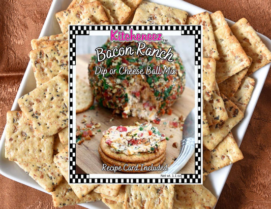 Bacon Ranch Cheese Ball mix - Kitcheneez Mixes & More!