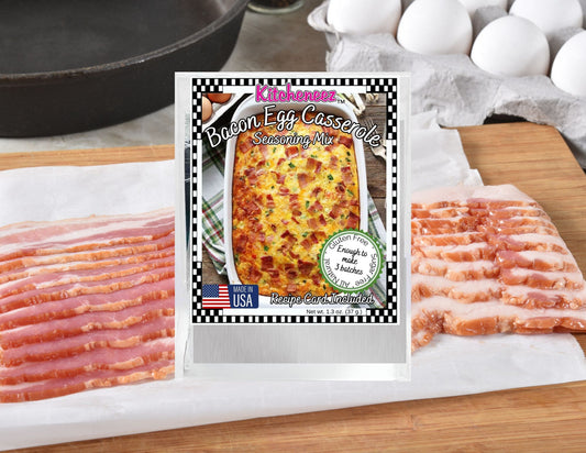 Bacon and Egg Breakfast Casserole Seasoning