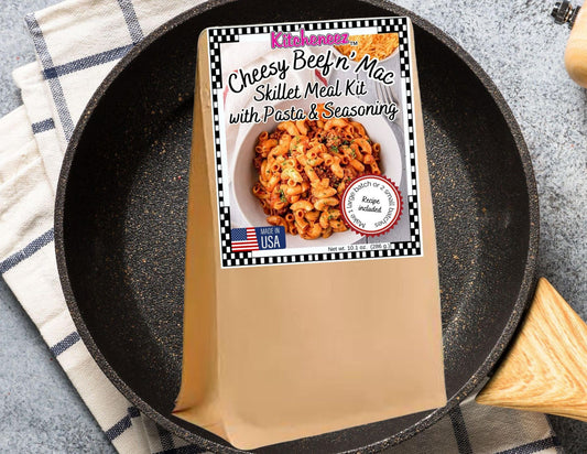 Cheesy Beef n' Mac Skillet Pasta Meal Kit