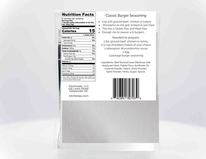 Classic Burger Seasoning- For happy grills everywhere!