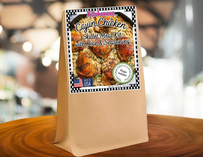 Cajun Chicken & Rice Skillet Kit with Seasoning and Rice