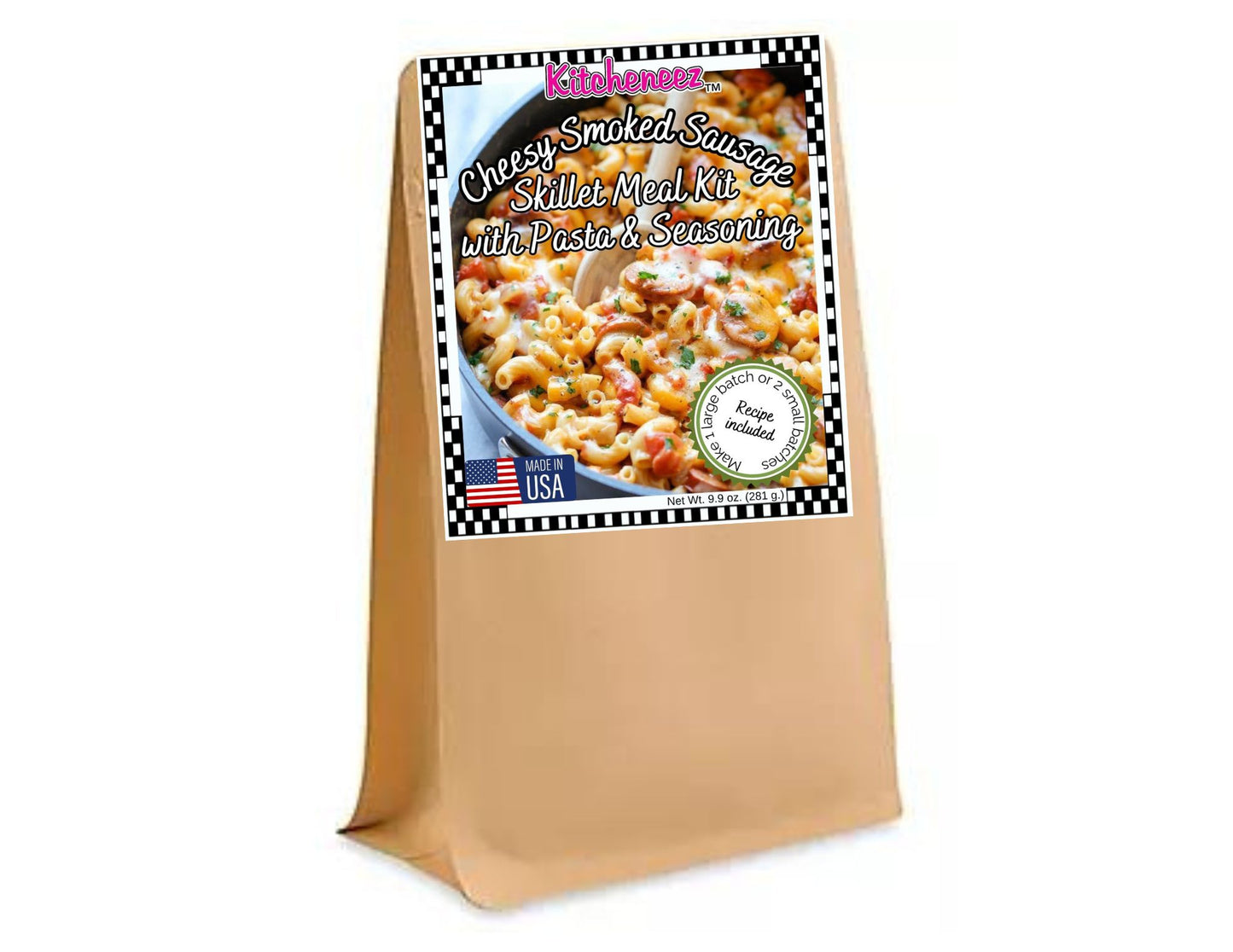 Cheesy Smoked Sausage Skillet Meal Kit with Pasta