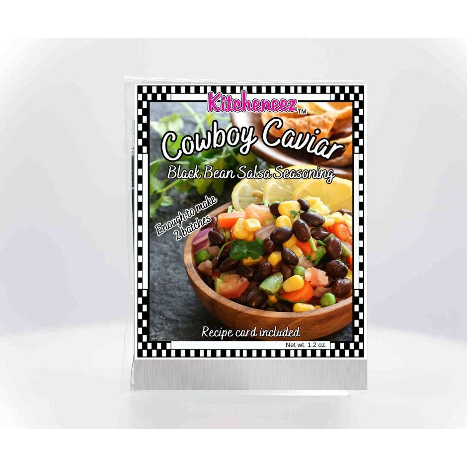 Cowboy Caviar (Black Bean Salsa) seasoning - Kitcheneez Mixes & More!