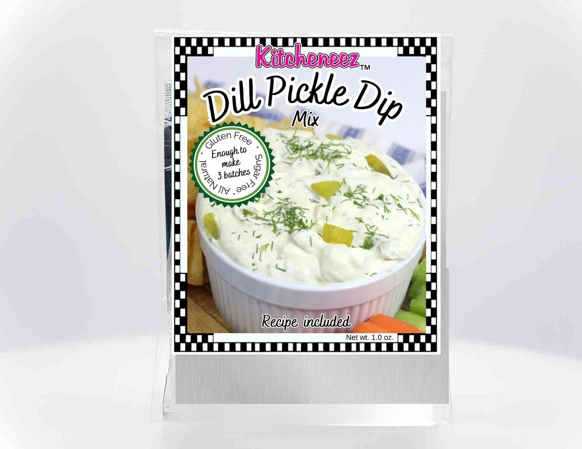 Dill Pickle dip mix - Pickle lovers rejoice! - Kitcheneez Mixes & More!