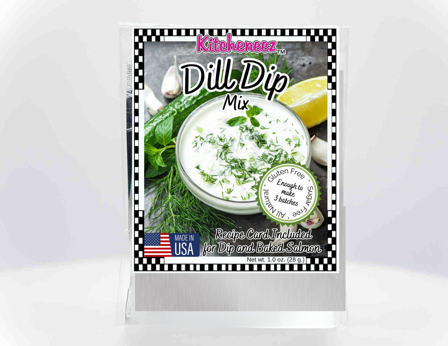 Dill dip mix (with bonus recipe for Baked Salmon)