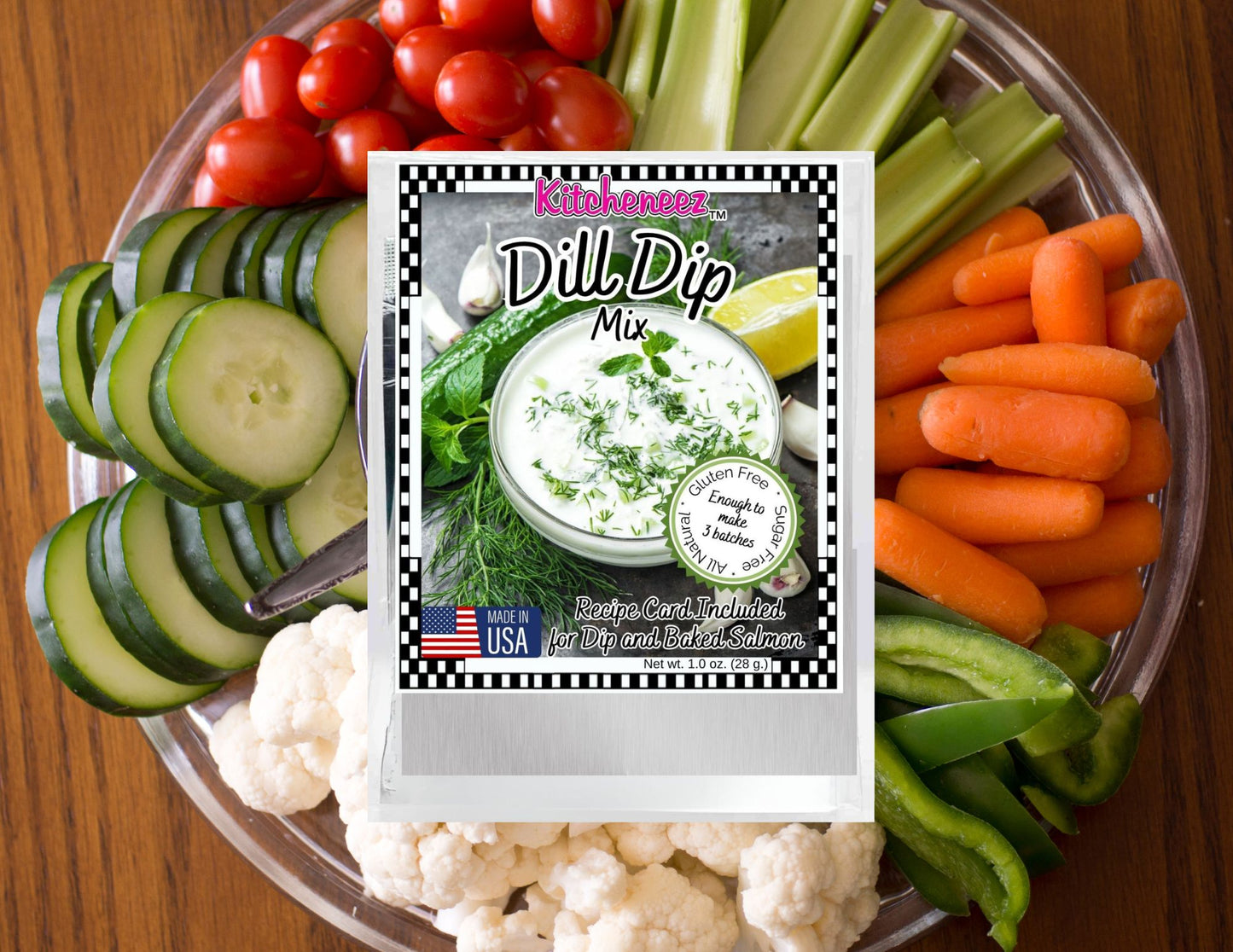 Dill dip mix (with bonus recipe for Baked Salmon)