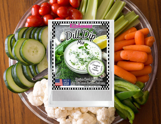 Dill dip mix (with bonus recipe for Baked Salmon)