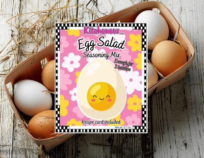 Egg Salad Seasoning -Seasonal packaging - Kitcheneez Mixes & More!