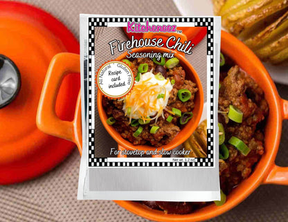 Firehouse Chili Spice Seasoning for Crockpot or Stovetop