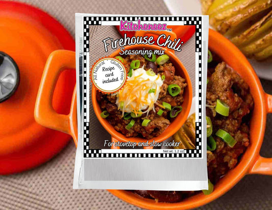 Firehouse Chili Spice Seasoning for Crockpot or Stovetop
