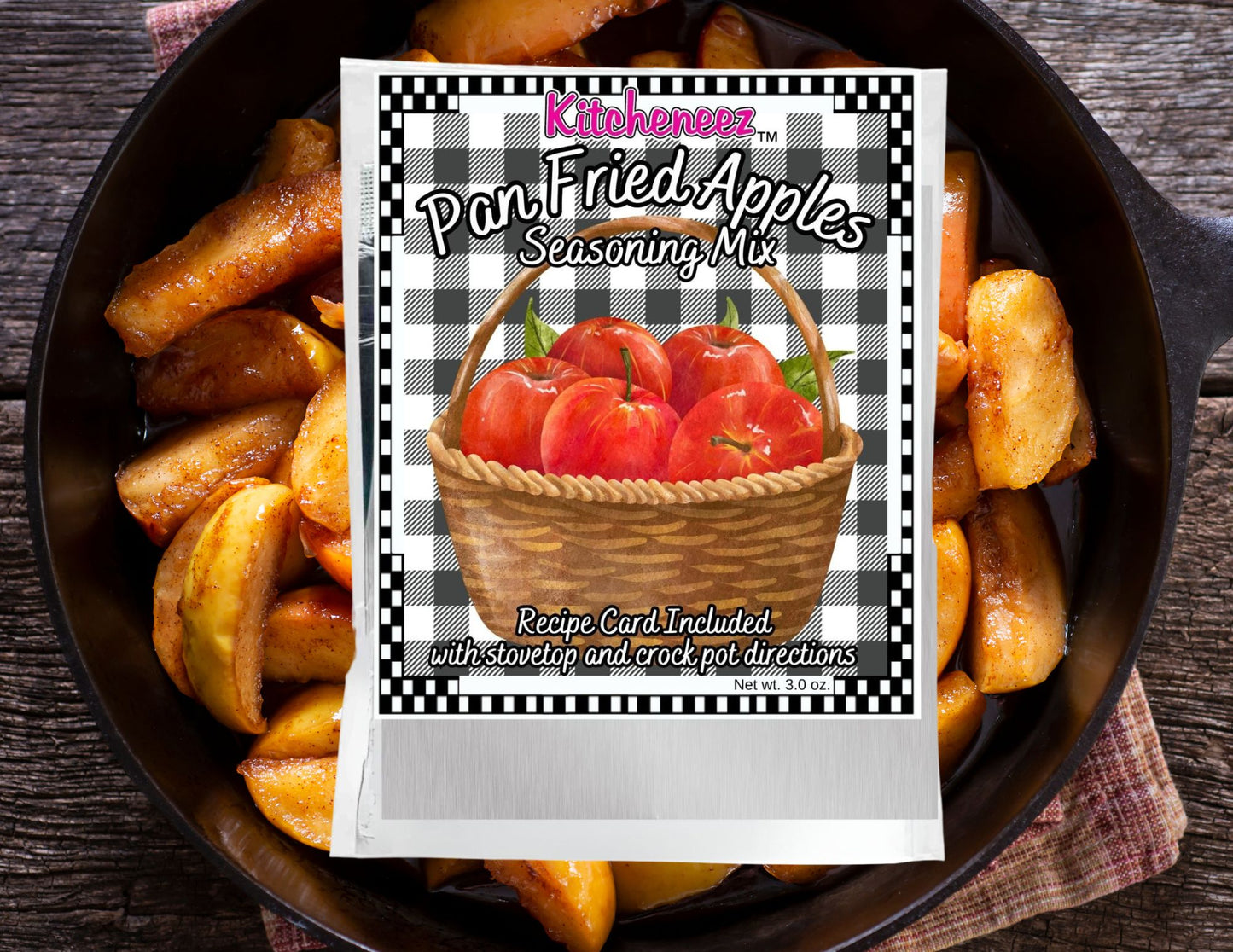 Pan Fried Apples Spice Seasoning