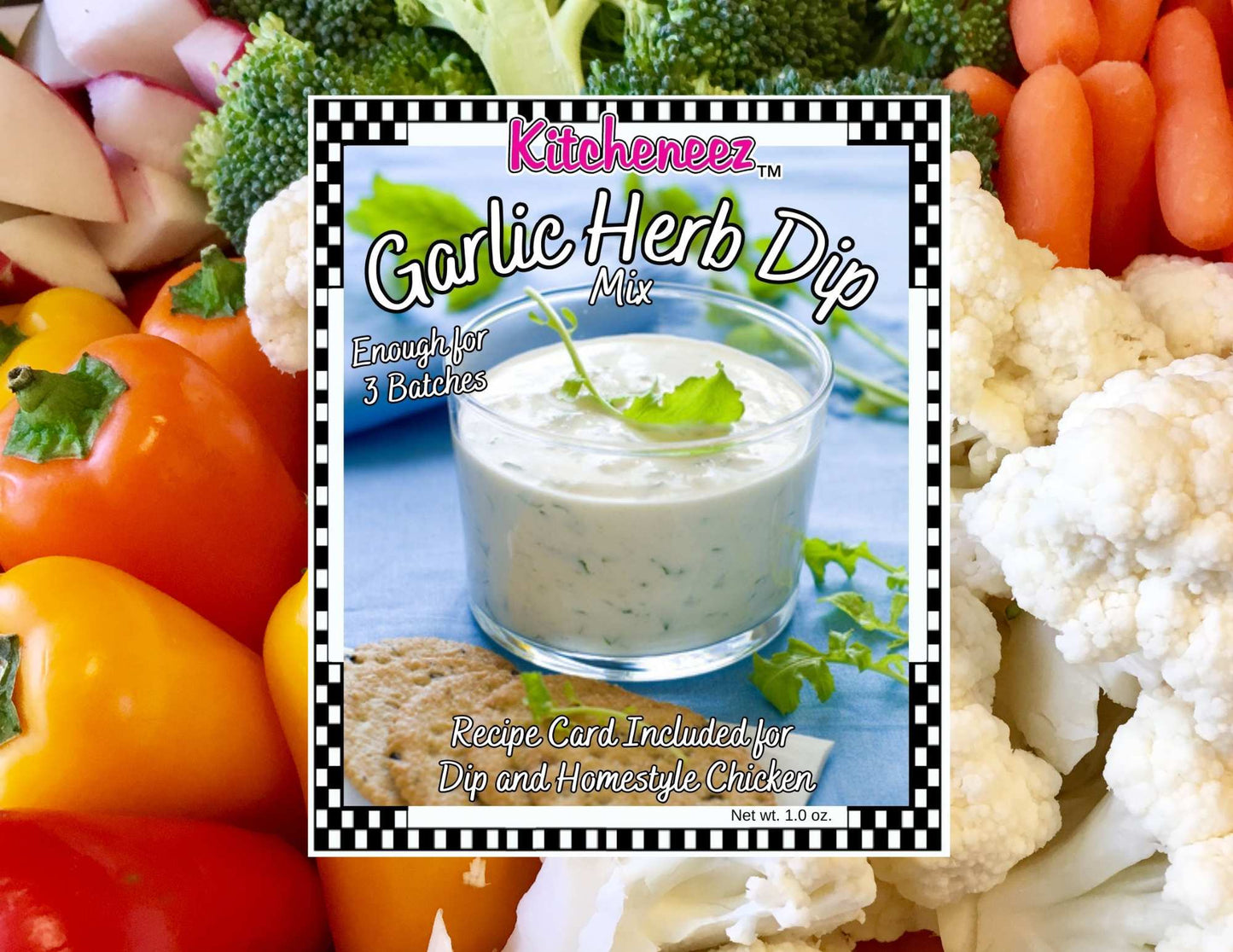 Garlic Herb Dip mix - Kitcheneez Mixes & More!