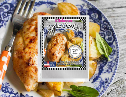 Garlic Chicken Spice Seasoning for Crockpot or Oven
