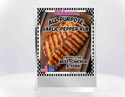 Garlic Pepper Seasoning Rub -All Purpose