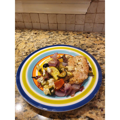 Greek Chicken with Roasted Vegetables Sheet Pan Meal Seasoning - Kitcheneez Mixes & More!