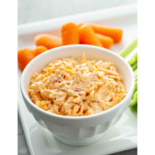 Pimento Cheese: A Southern favorite for sandwiches or snacks. Our simple mix will leave you craving more!