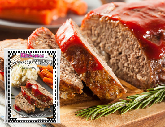 Homestyle Meatloaf Spice Seasoning - Kitcheneez Mixes & More!