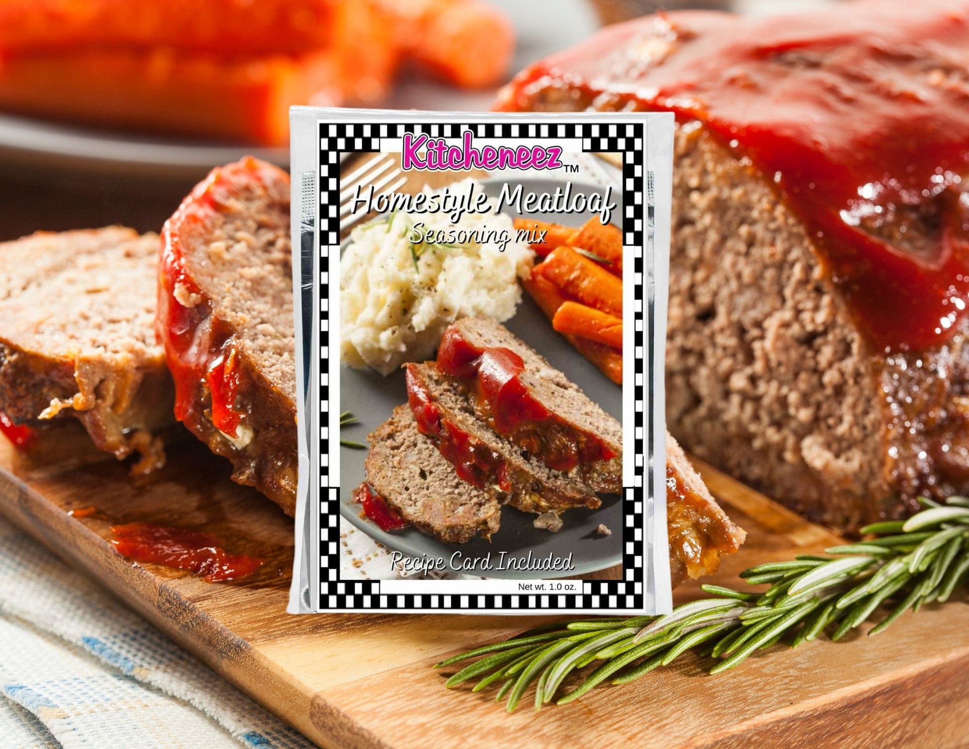 Homestyle Meatloaf Spice Seasoning - Kitcheneez Mixes & More!