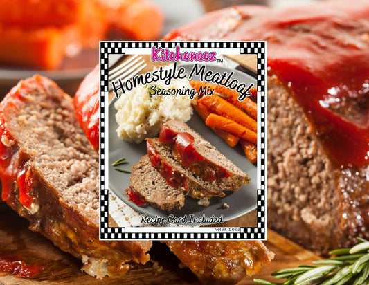 Homestyle Meatloaf Spice Seasoning - Kitcheneez Mixes & More!