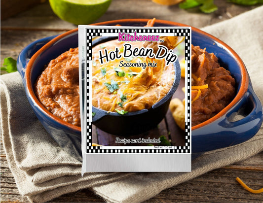 Hot Bean Dip Seasoning Spice - Kitcheneez Mixes & More!