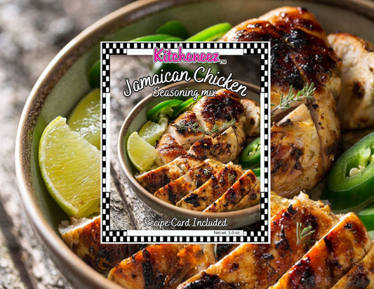 Jamaican Jerk Chicken seasoning - Add something new to your dinner rotation! - Kitcheneez Mixes & More!