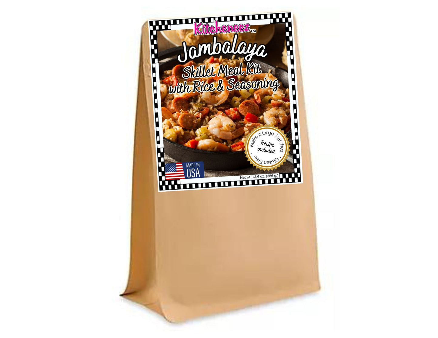 Jambalaya Skillet Meal Kit with Seasonings and Rice