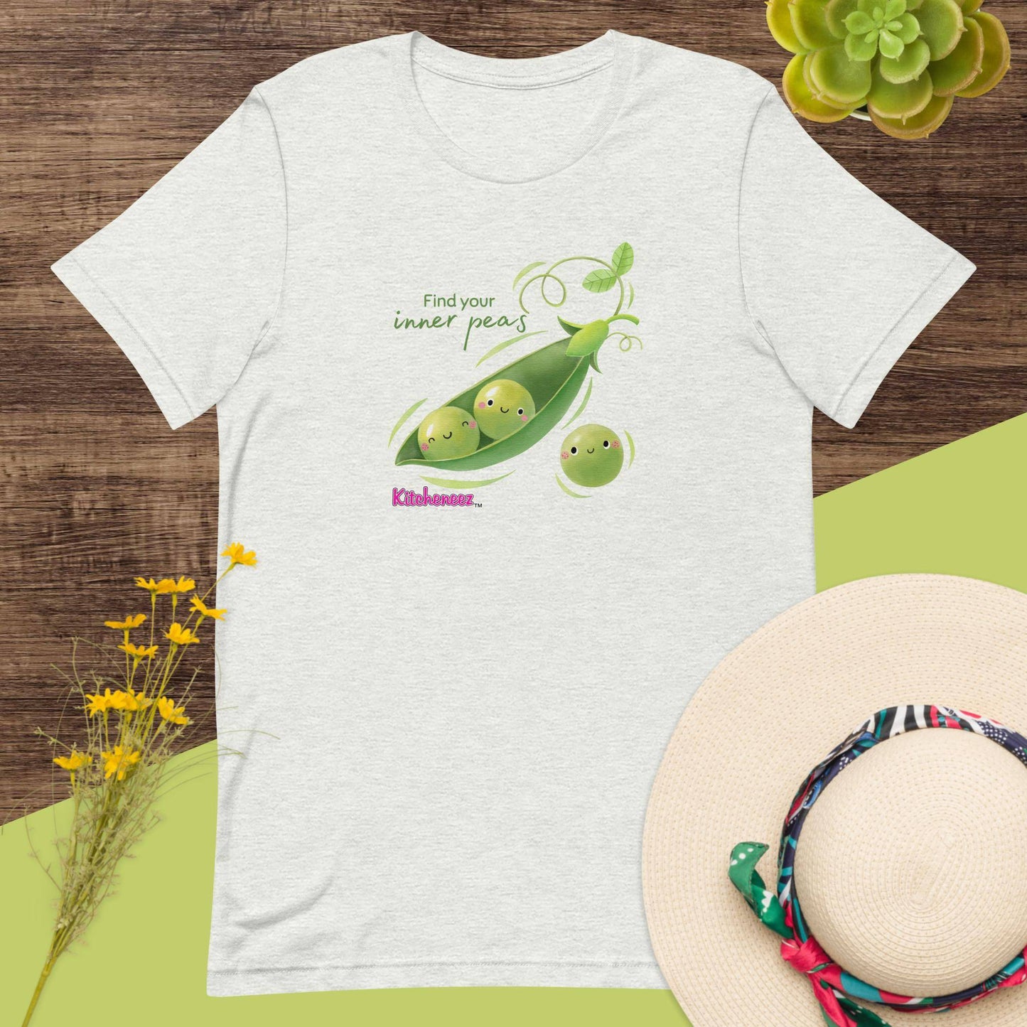 Kitcheneez "Feel Your Inner Peas" Fun T - Shirt - Kitcheneez Mixes & More!